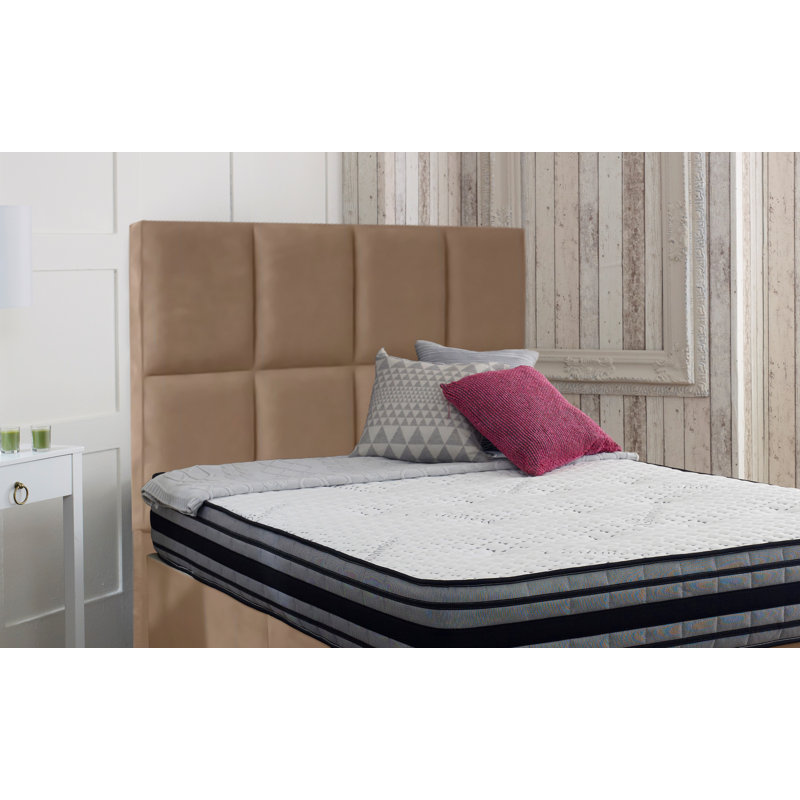 Brancy Upholstered Headboard, Double (4'6), Mink