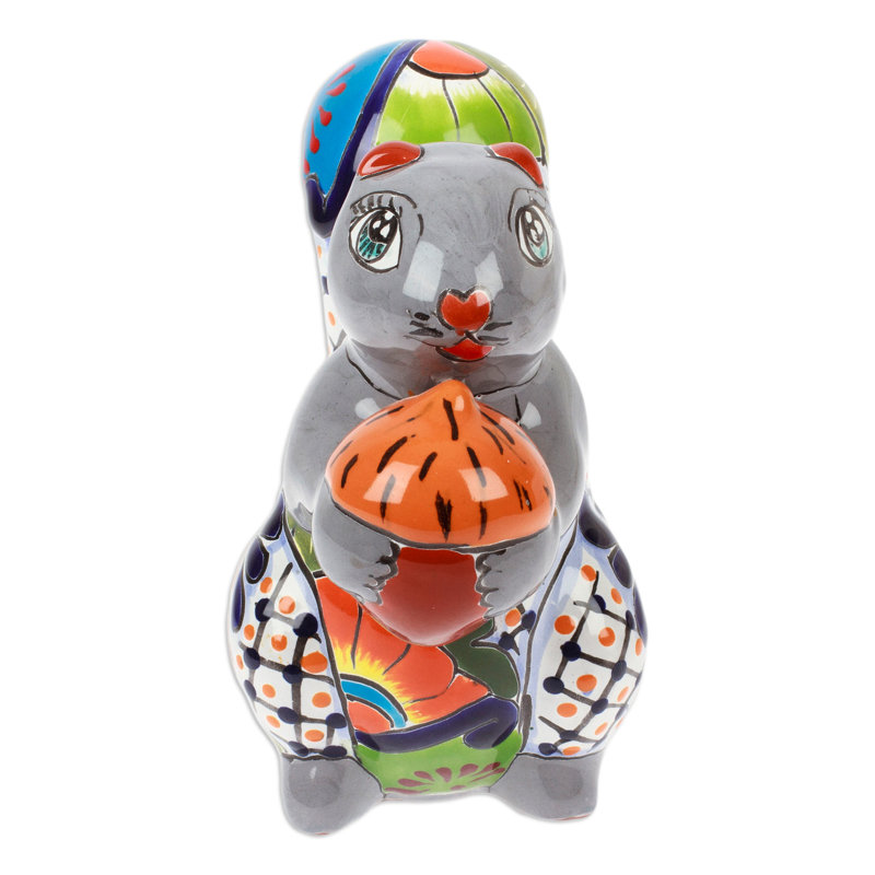 Novica Handmade Sylvan Tradition Ceramic Sculpture