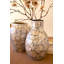 Vase en bambou filé avec coquille de Capiz DÉTAIL # 7-130088509
