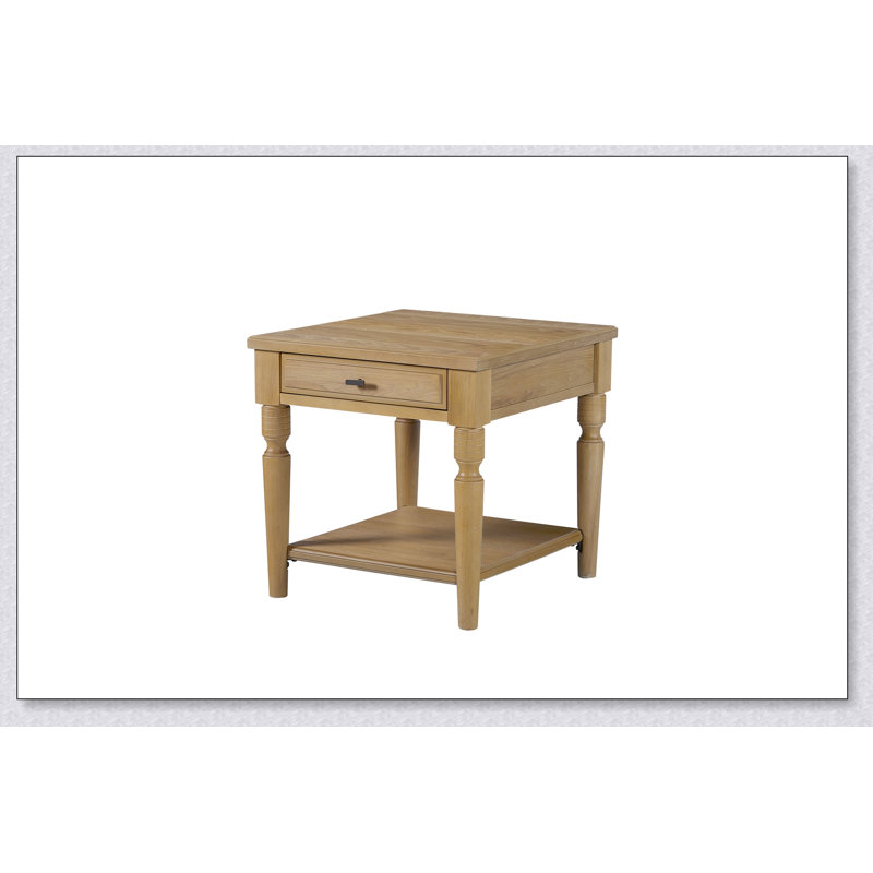 Table de bout élégante avec rangement, parfaite pour les salons et les chambres à coucher, alliant fonctionnalité et esthétique moderne.