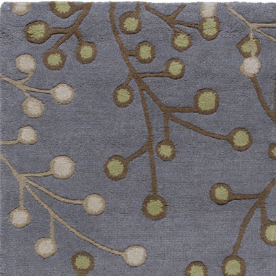 Elsberry Hand Tufted Wool Floral Indoor Rug