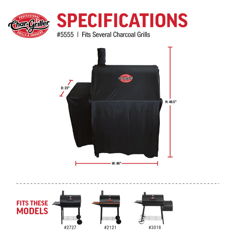 Smokin Pro Deluxe Grill Vinyl Cover