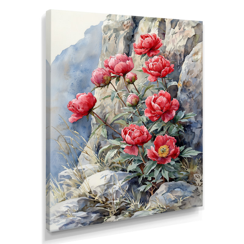 Banfield - Floral Wall Art, H 20 po x l 12 po, Toile tendue, Ne s'applique pas