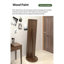 Miroir rectangulaire moderne en noyer