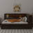 Elegant Full-Size Wooden Daybed Featuring Built-In Shelves USB Ports Soft LED Lighting And Convenient Pull-Out Trundle-436353077