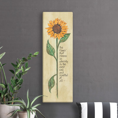 " The Flower That Blooms In Adversity Is The Most Rare And Beautiful "