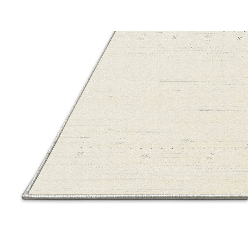 Surface beige contemporaine tapis, Rectangle 5 pi x 7 pi