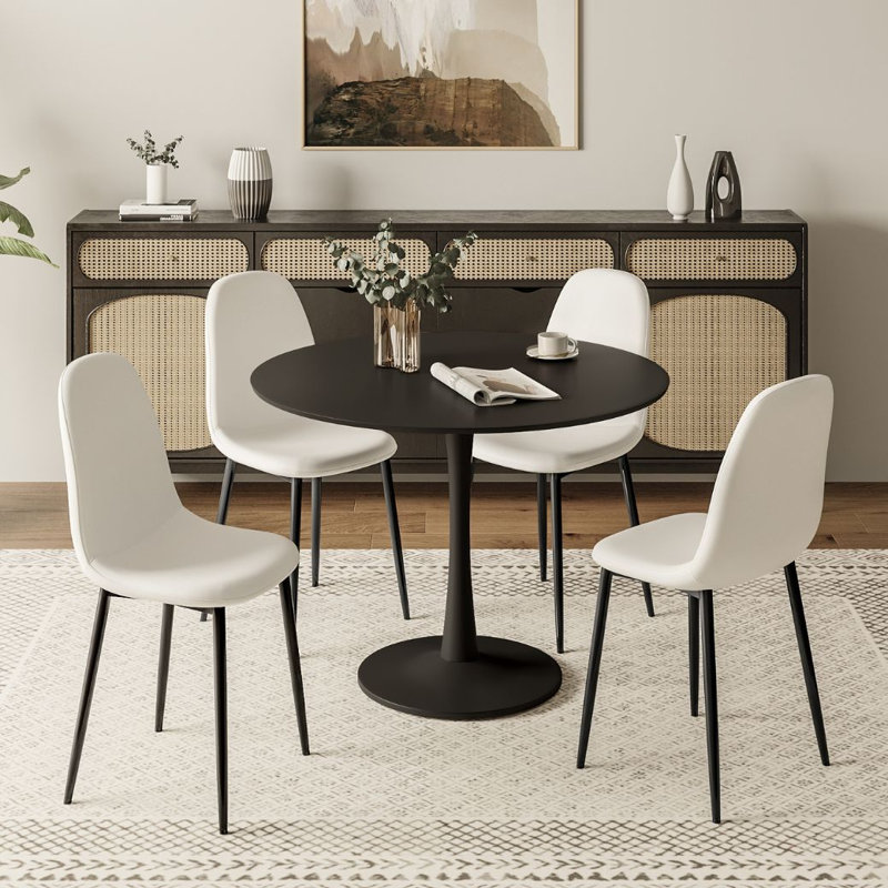Ensemble repas pour 4 personnes Jolanthe, Blanc