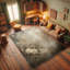 Machine Printed 152cm X 76cm Area Rug