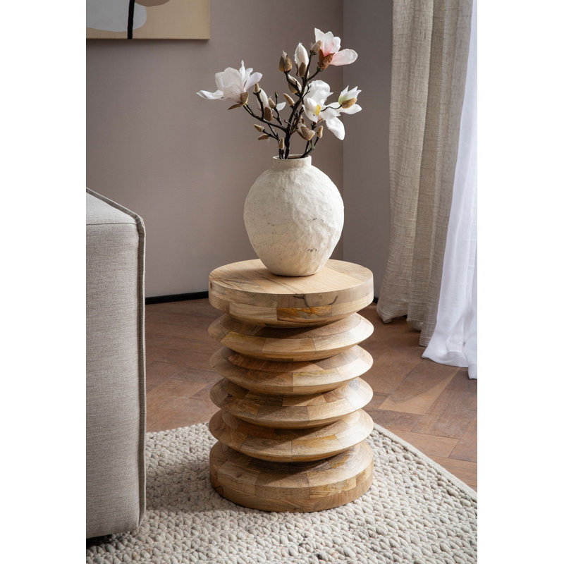 Solid Wood End Table