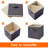 Ollapsible Storage Cubes Foldable Fabric Bins Organizers Decorative Organizing Baskets For Shelves For Closet, Utility Room, Storage Room Set Of 6