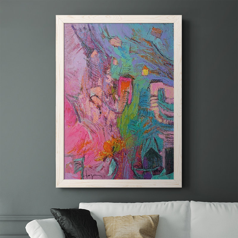 Ma maison rose, Blanc, H 37,5 po x l 27,5 po x P 1 po