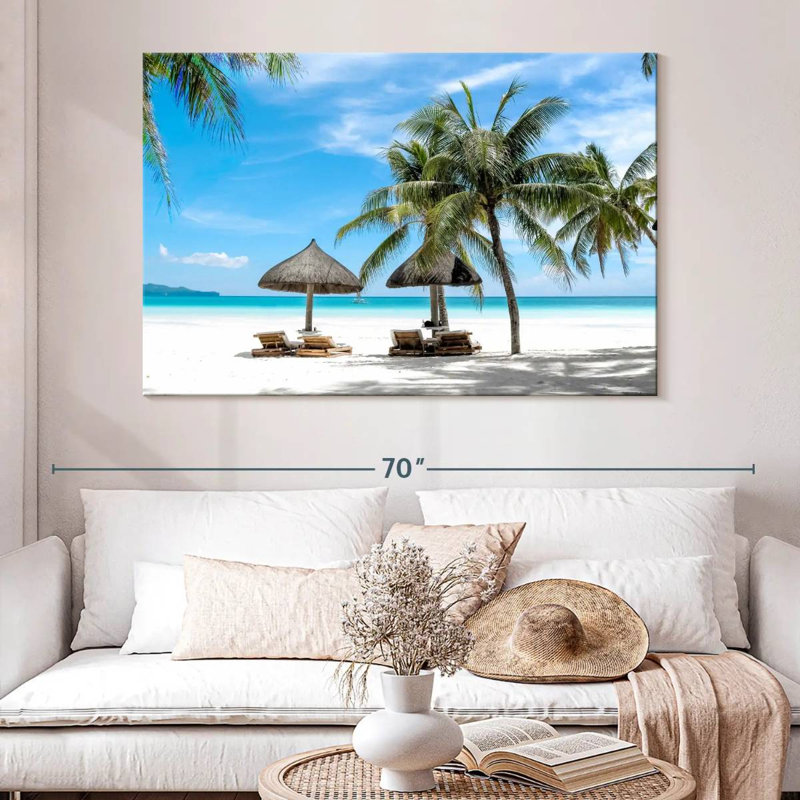 Gillard Coastal Boracay Seashore, H 34 po x l 51 po
