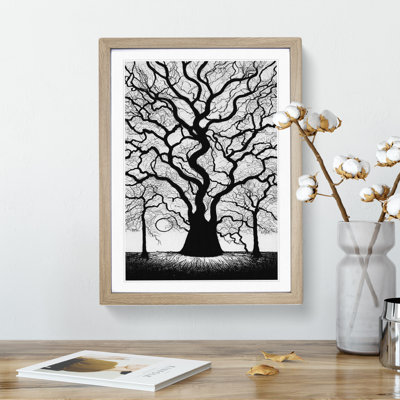 Monochrome Tree No.2 - Framed Print