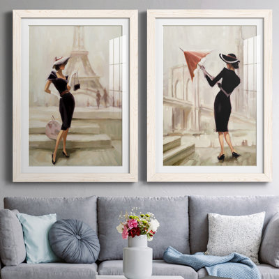 «Love, from Paris», ensemble de 2 peintures