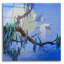 Art mural en verre acrylique Red Barrel Studio «Egret paire en vol» par Floy Zittin-544631936