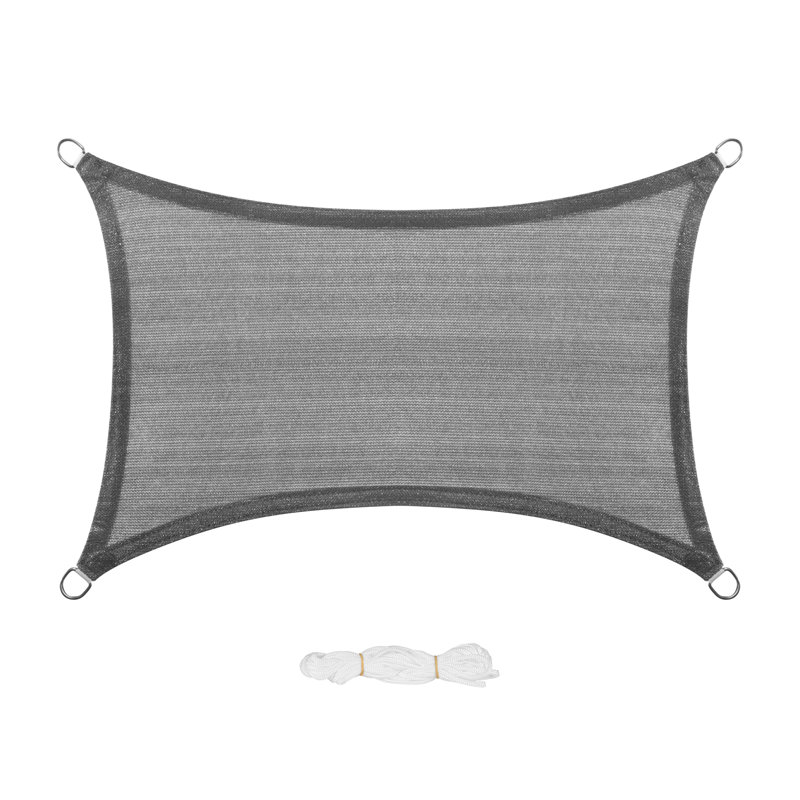 Aborn 0.4m x 0.6m Rectangular Shade Sail, Grey