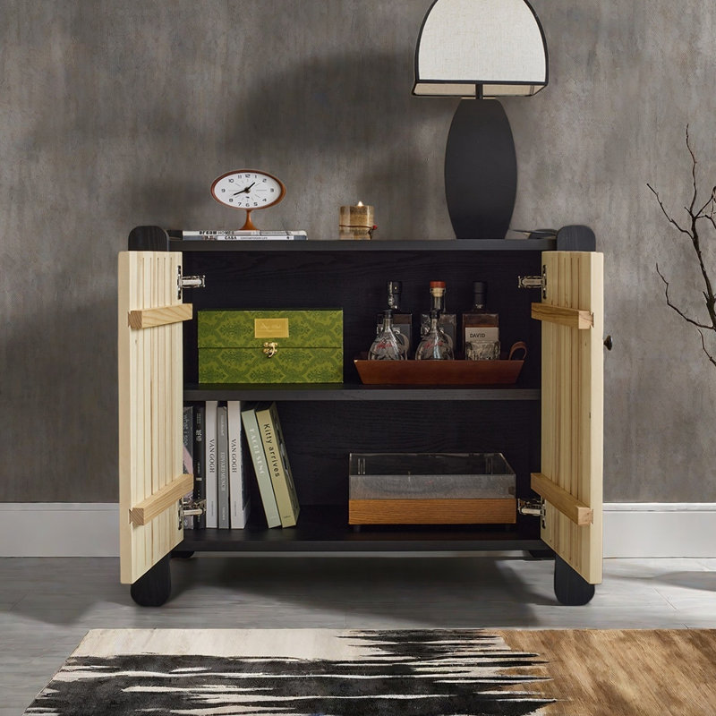 Armoire moderne à double porte de style nordique