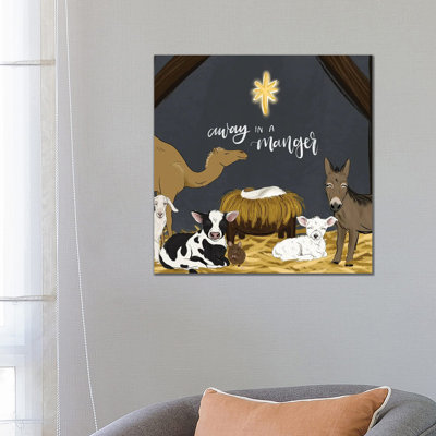 Manger Friends by Katie Bryant - Wrapped Canvas Gallery-Wrapped Canvas Giclée