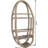 25" X 13" Gray Solid Wood Wall Mounted Shower Caddy