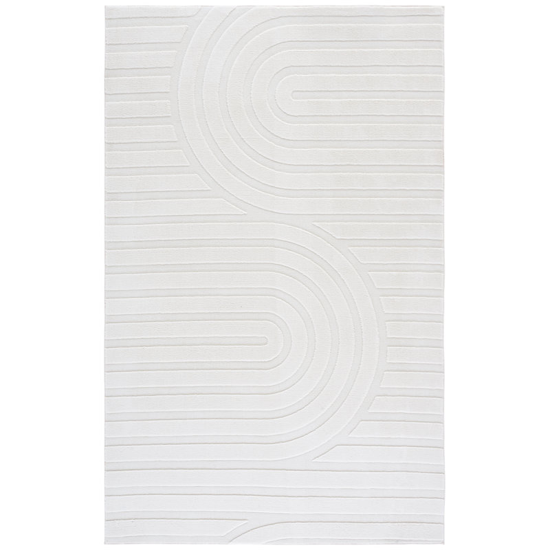 Tapis géométrique lavable à la machine 669 Versaillies, Rectangle de 4 pi x 6 pi