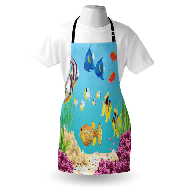 No Pattern Bib Apron