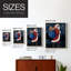 «Celestial Christmas Collection B», reproduction encadrée - bois massif-89474829-89474825