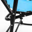 Chaise berçante d'extérieur à appui-tête pliable zéro gravité - bleu-2132292517