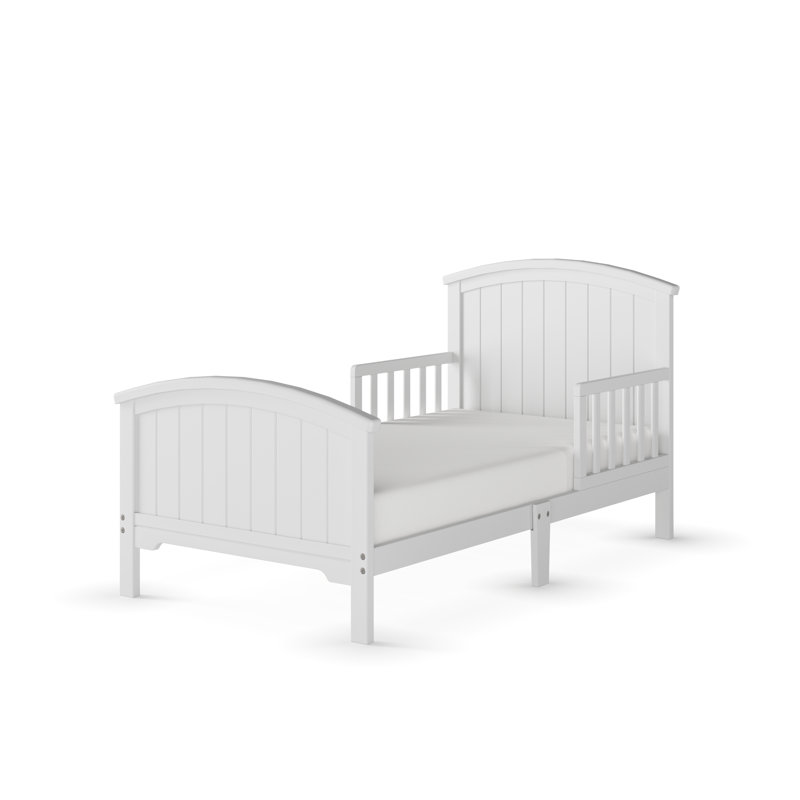 Lit pour tout-petit Hampton, Blanc mat