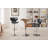 Adjustable Swivel Barstool With Chrome Base-879709742
