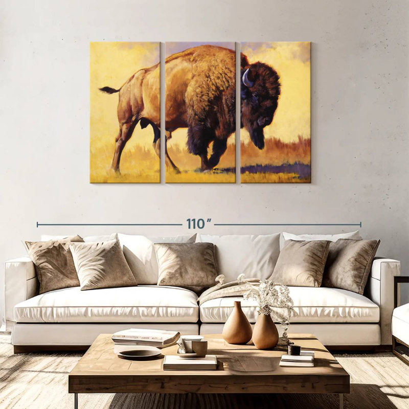 Brampt Tatanka, 48" H x 74" W