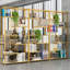 Étagère de rangement de luxe à plusieurs niveaux, présentoir à cosmétiques et armoire de présentation de bureau-130131096-130131092
