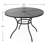  5- Piece Patio Dining Set With 41.4″ Round Dining Table & 4 Stackable PVC-coated polyester Patio Chairs For Garden Poolside Backyard Patio