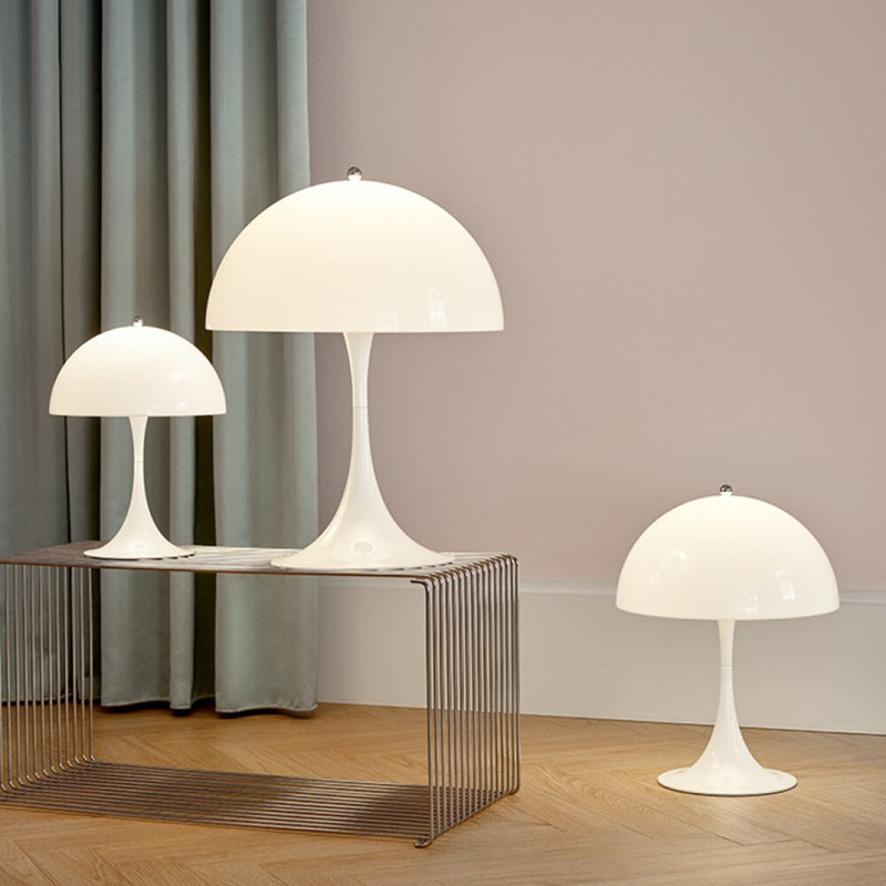 Panthella 320 Table Lamp, White Opal Acrylic