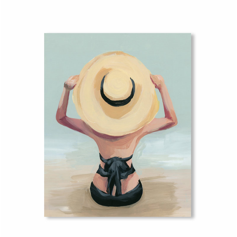 « vacay mode on », reproduction, H 30 po x l 24 po x P 1,5 po, Toile tendue