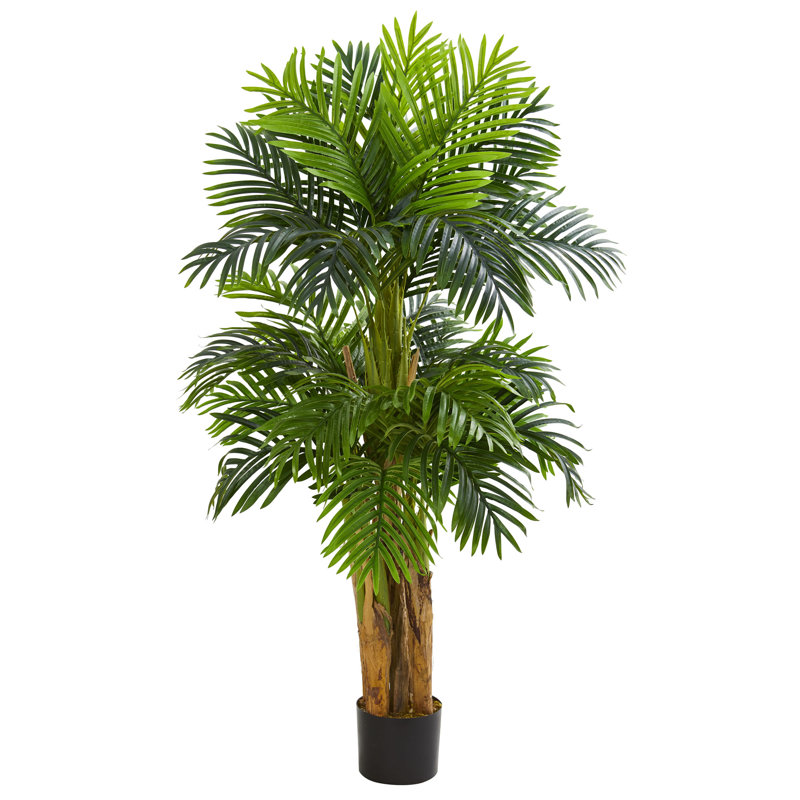 Arbre de palmier artificiel 54" dans un pot de fleurs