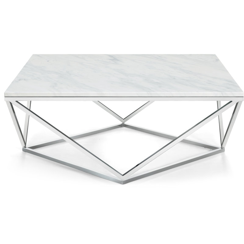 Table basse Mason Canadice, Chrome
