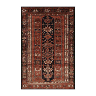 Machine Washable Turkish Brown Area Rug