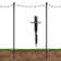 String Led Light Pole Kit for Backyard, Garden, Lawn, Patio, or Deck, Poles Extends To 10 Ft Tall, Includes a Machined-Screw Base with Flat Topper, Installation Bar, and a Magnetic Bubble Level