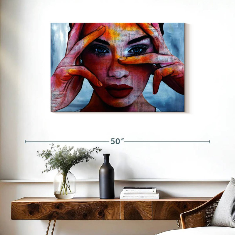 Leisha Liquid Sunset, 24" H x 36" W