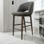 Tabouret Xaedyn classique en cuir de style Mid-Century moderne, bien que fabriqué-1607918925-1607918922