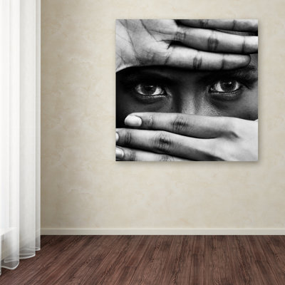 « eyes », reproduction de photo sur toile tendue