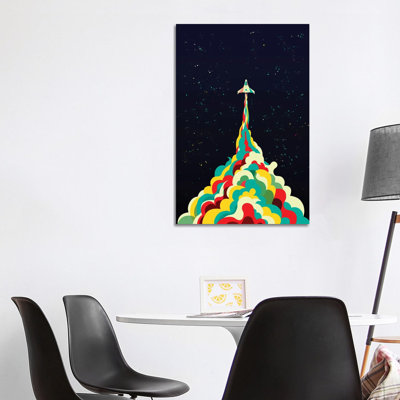 Into the Sky 1 Piece Wrapped Canvas Wall Art