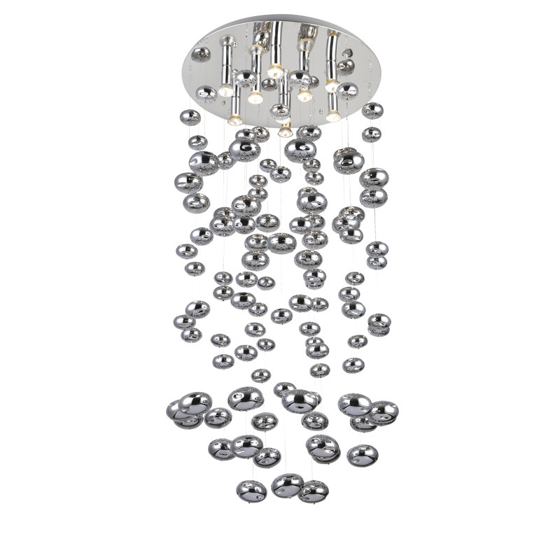Luvia Flush Mount, Chrome