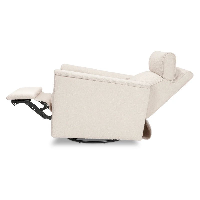 Willa Plus Power Glider Recliner w/ Power Headrest, Performance Ivory Boucle