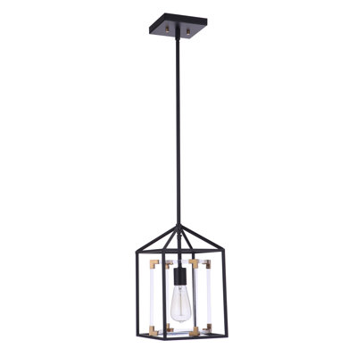 Luminaire suspendu rectangulaire 1 lumière