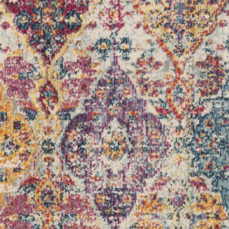 Doucet Performance Oriental Rug, Square 6'7"