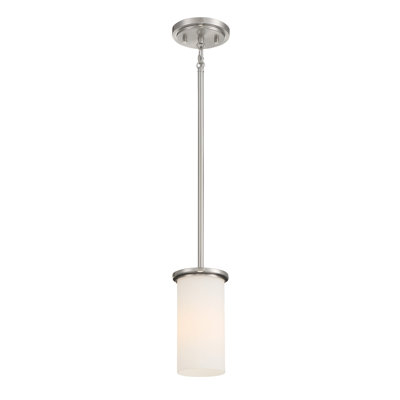 Luminaire suspendu cylindrique à 1 lumière Ashten