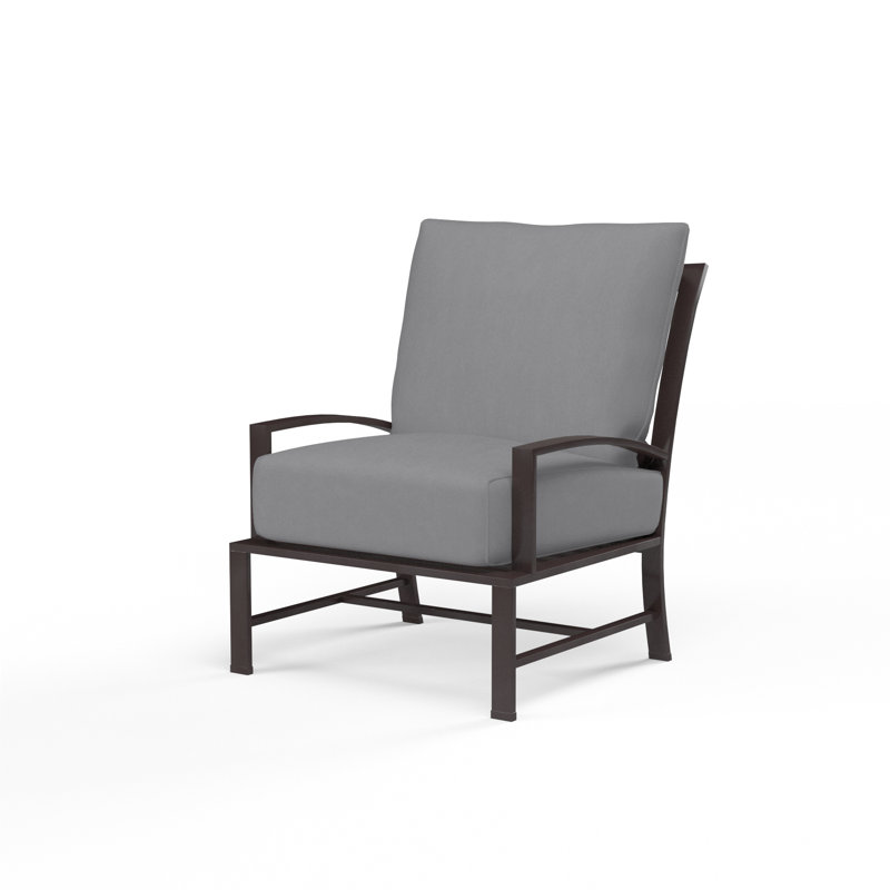 Fauteuil club La Jolla avec coussins Sunbrella, Toile granite Sunbrella®