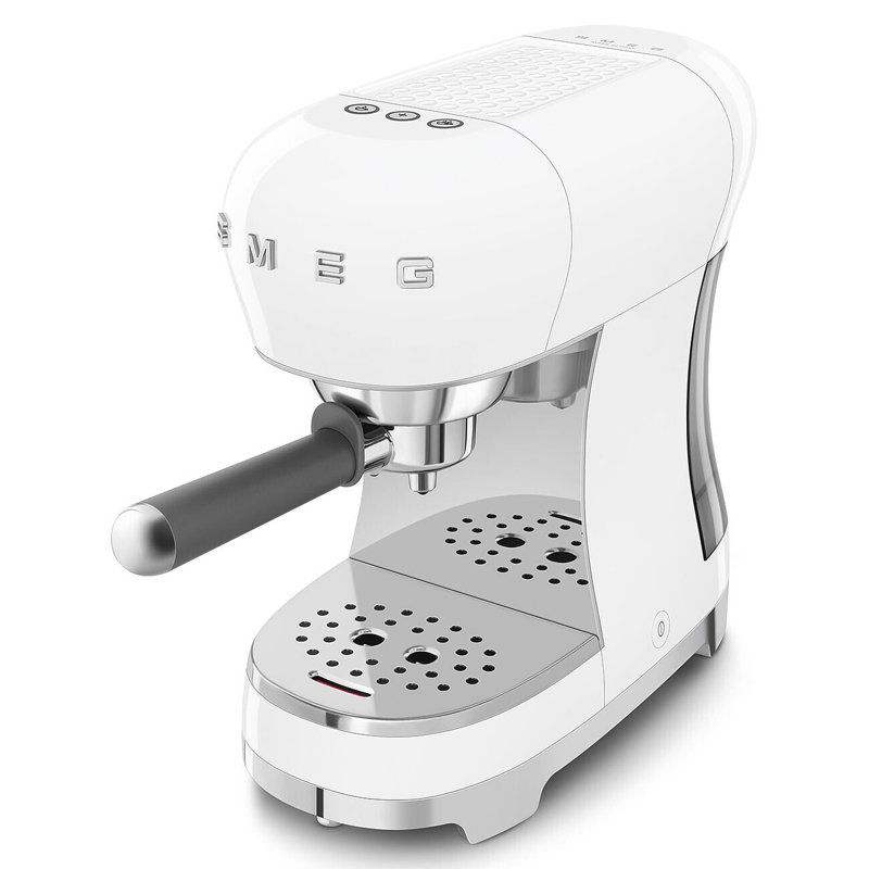 Smeg Manual Espresso Machine, White